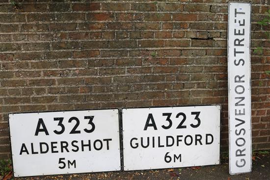 3 road signs